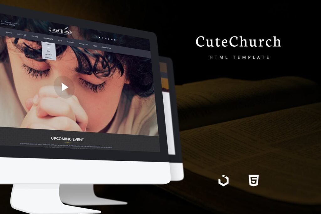 CuteChurch – Tema HTML Religioso