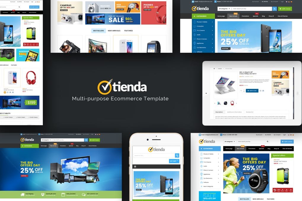 Tienda – Responsive Technology Prestashop Theme