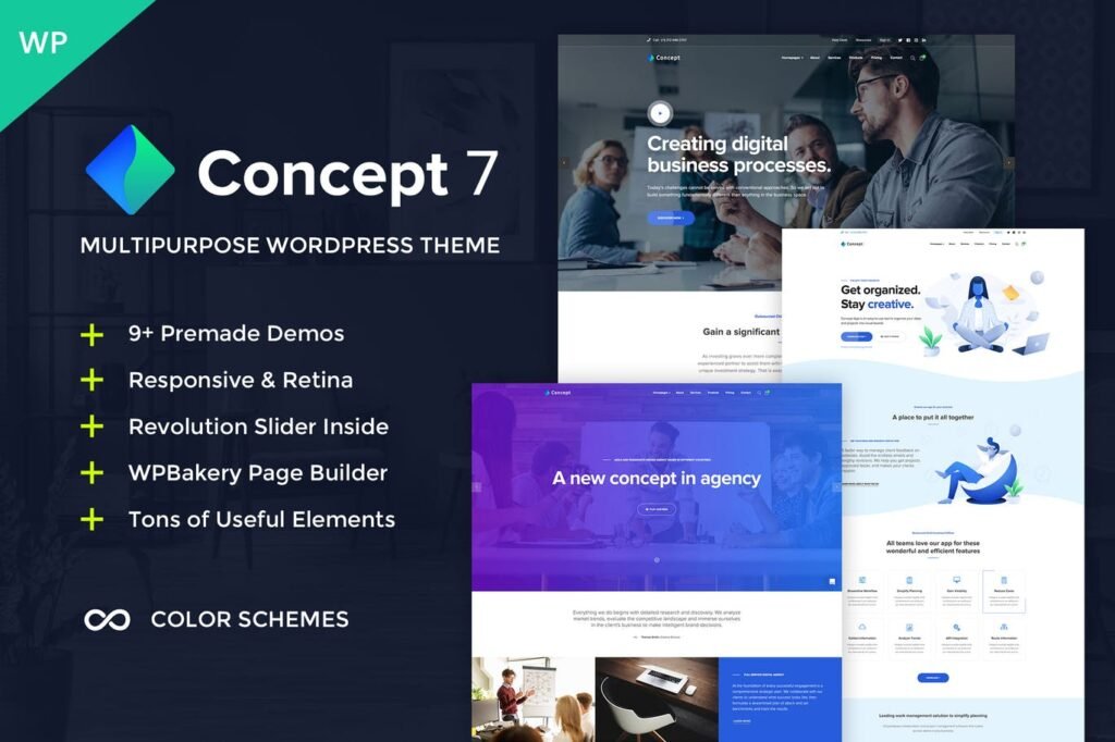 Concept Seven – Responsive Multipurpose WordPress