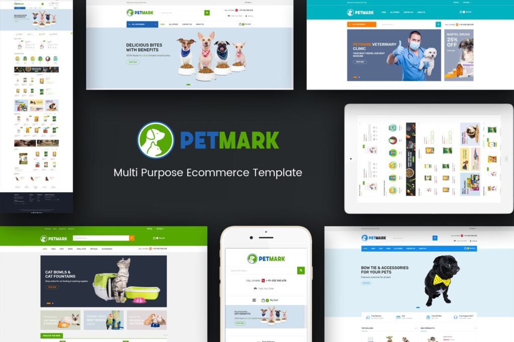 PetMark – Pet Care, Shop & Veterinário Magento 2