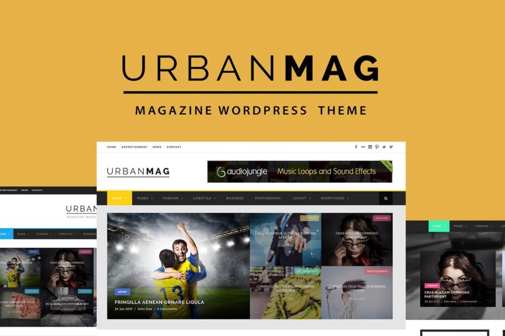 Urban Mag – Notícias e Revistas WordPress Theme