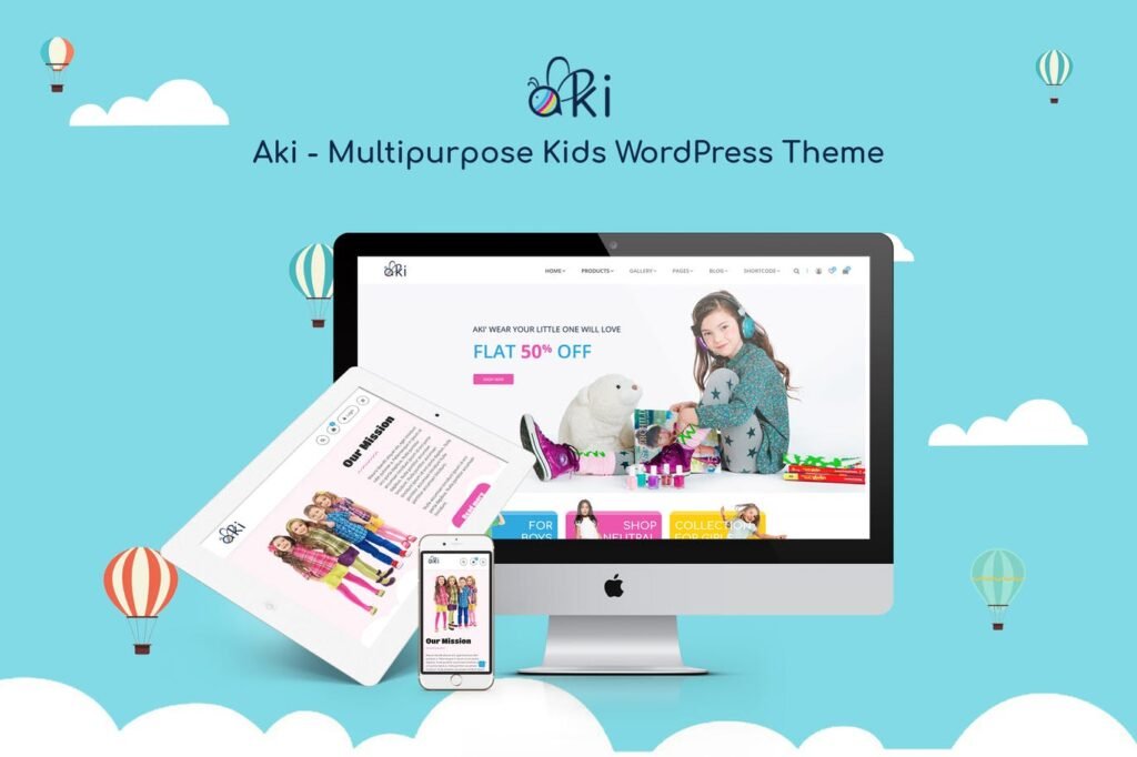 Aki – Tema WordPress Infantil