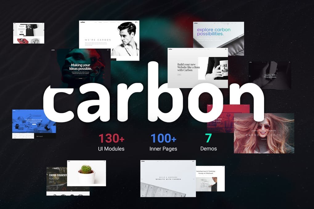 Carbon – Tema Multi-Propósito WordPress