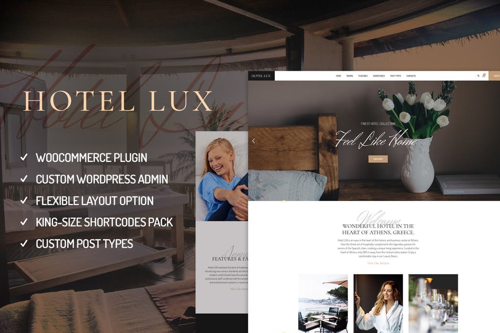 Hotel Lux – Tema WordPress para Hotéis e Pousadas