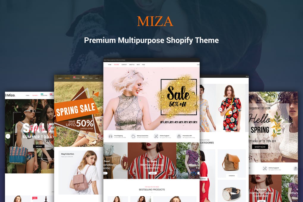 Miza – Fashion Bootstrap 4 Shopify Theme