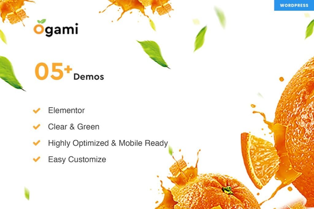 Ogami – Organic Store & Bakery WordPress Theme