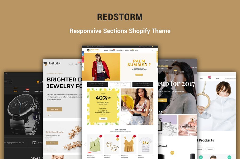 RedStorm – Sectioned Responsive Shopify Theme