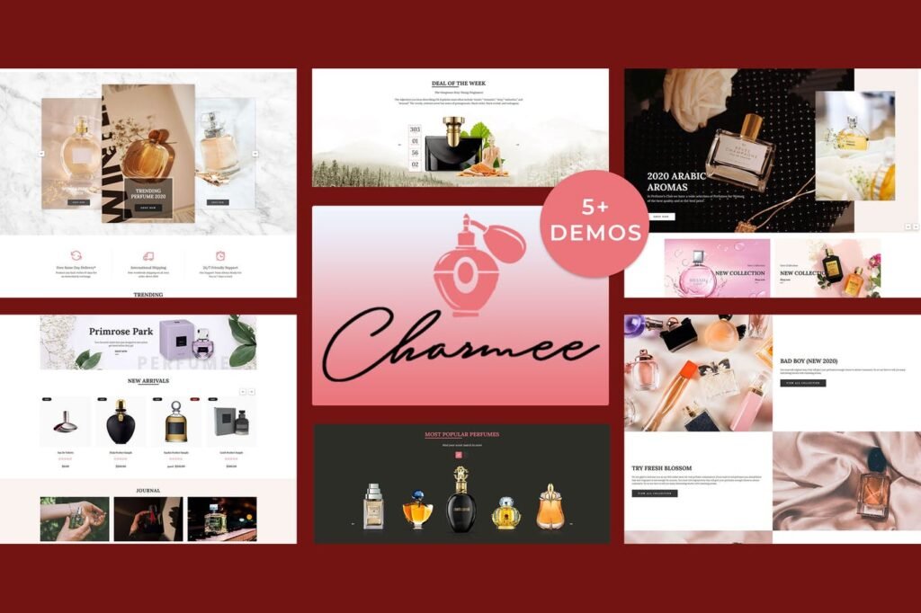 Charmee – Tema Shopify para Perfumes e Cosméticos