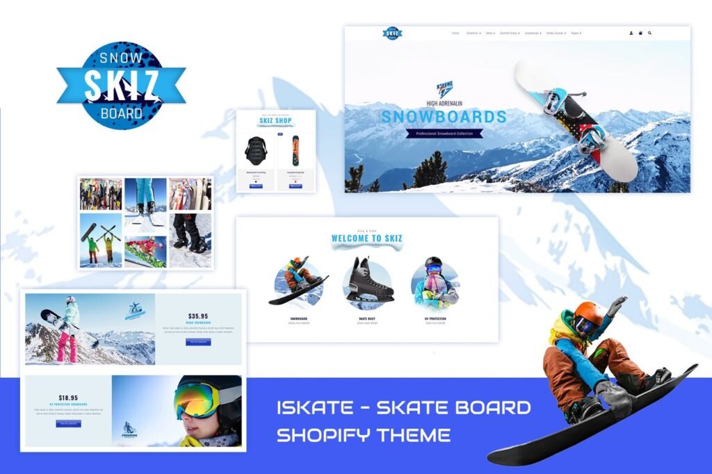 Skiz | Esportes, Placas de Esqui Shopify Tema