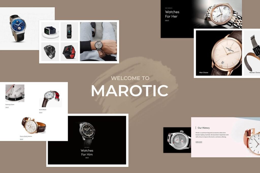 Marotic – Tema Minimalista e Limpo para o Shopify