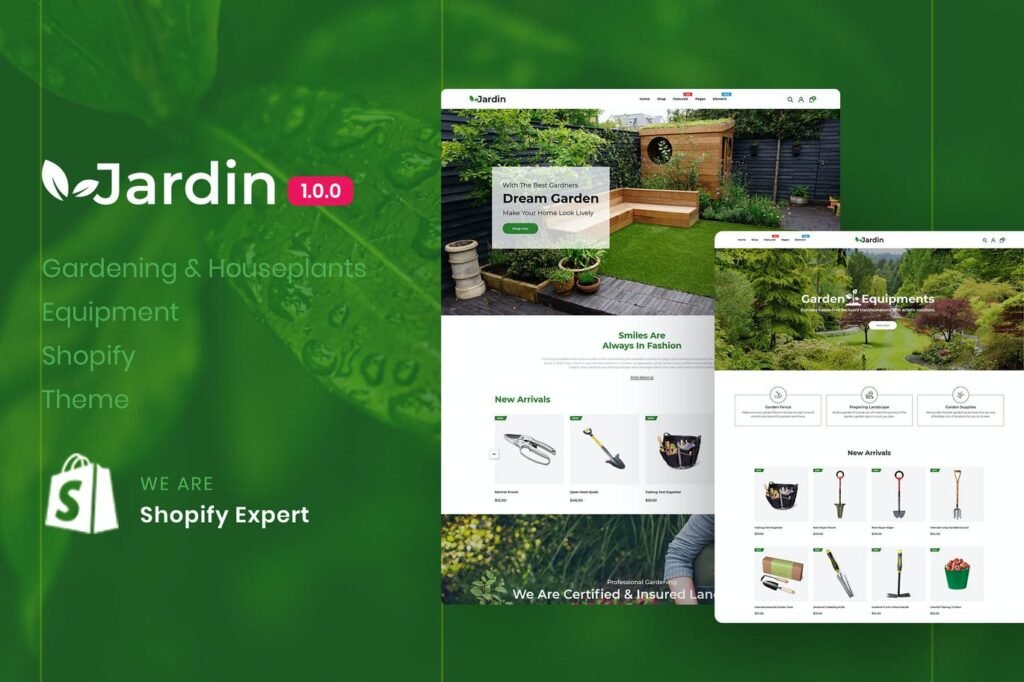 Jardin – Tema Shopify Jardinagem & Plantas de Casa Equipamentos
