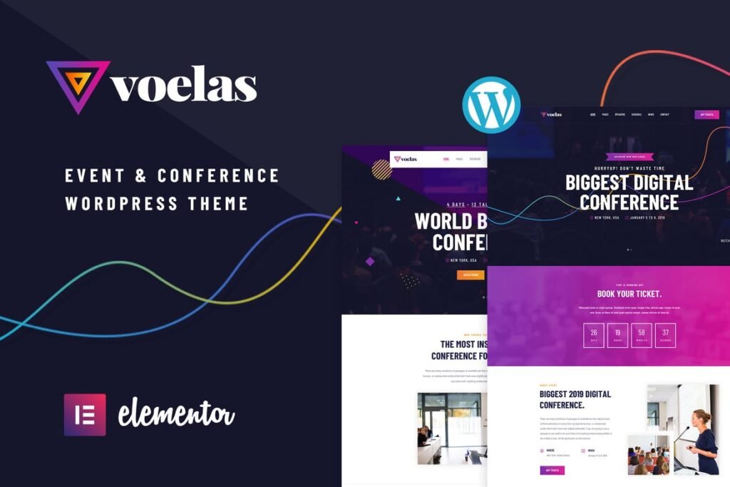 Voelas – Tema WordPress para Eventos e Conferência