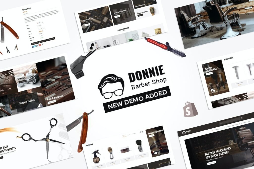 Donnie | Tema Shopify para Salão, Barbearia