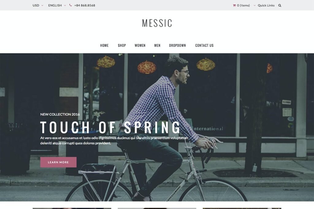 Messic – Tema Magento para Lojas de Confecções e Acessórios