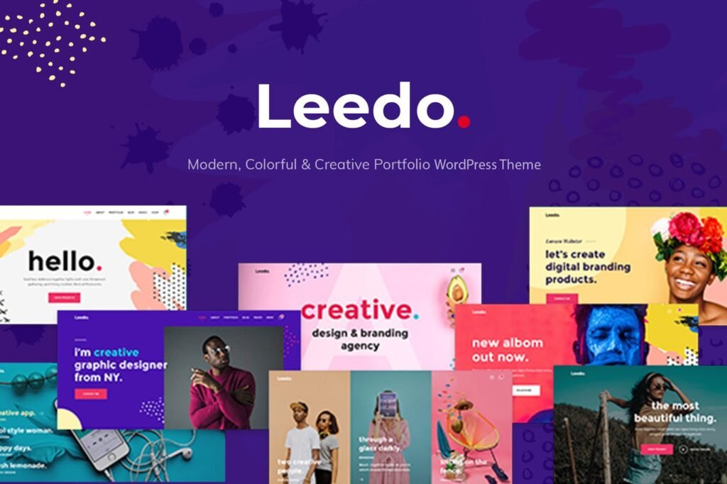 Leedo — Tema WordPress Colorido & Creative