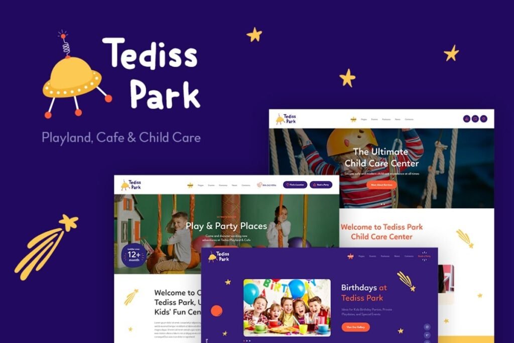Tediss – Tema WordPress para Sites Infantis