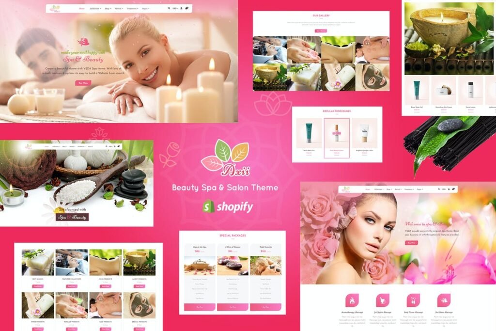 Axii | Beauty Tema Shopify para Spa
