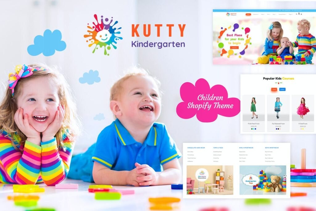 Kutty Kids | Tema Shopify para Loja Infantil