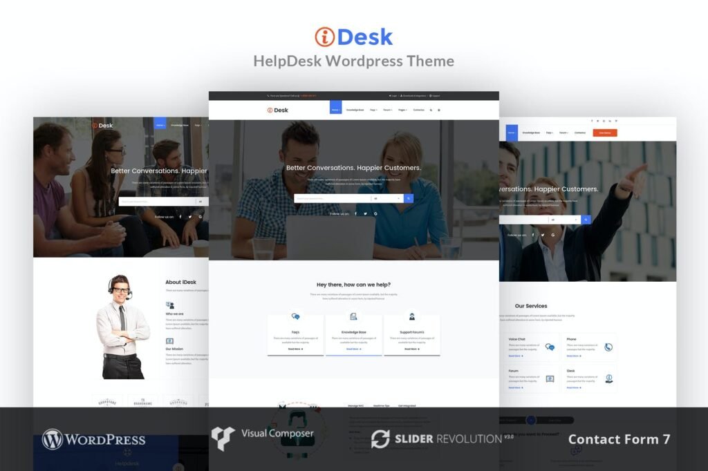 iDesk – Tema WordPress para HelpDesk