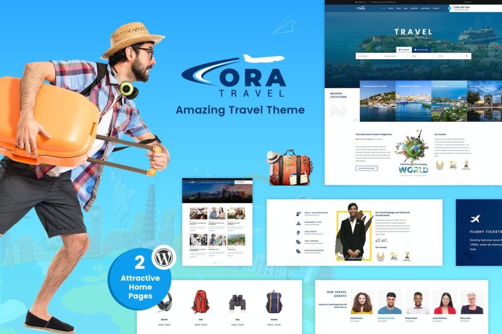 Ora – Tema WordPress para Agências de Viagens e Turismo