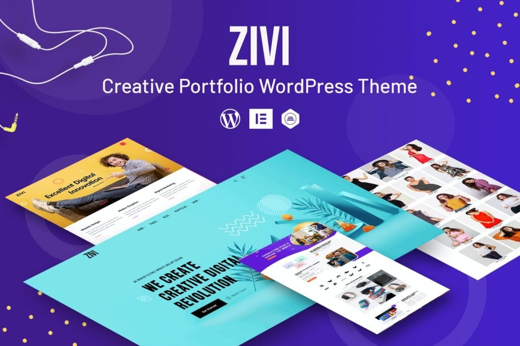 Zivi – Tema WordPress para Portfólio Criativo