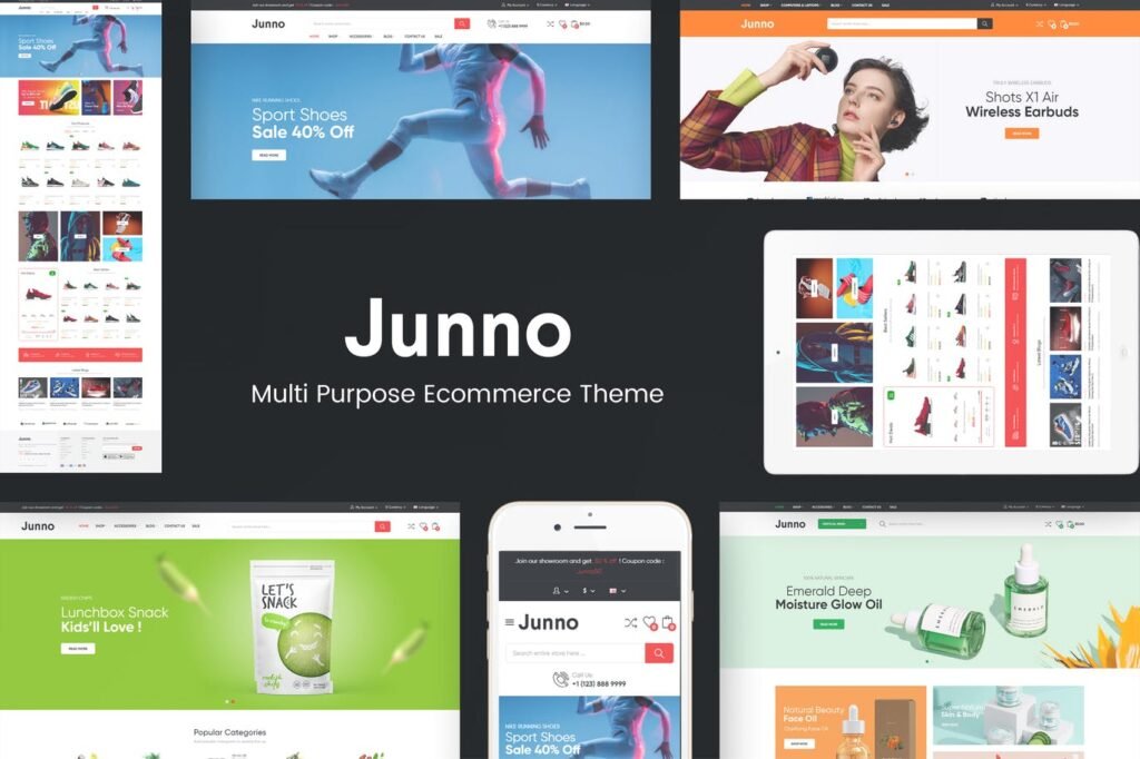 Junno – Tema WordPress Multiuso WooCommerce