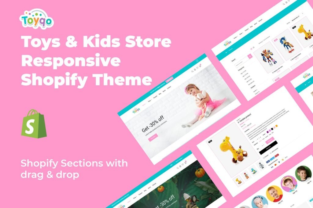 Toyqo – Tema Shopify para Loja Infantil e Brinquedos