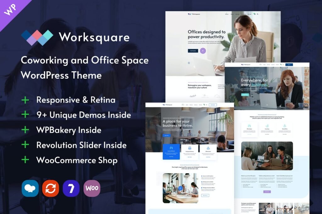 Worksquare – Tema WordPress Corporativo